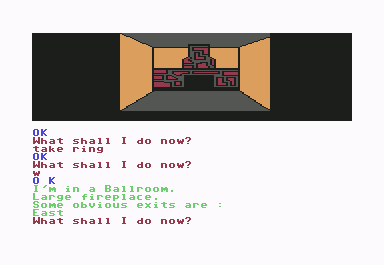 Voodoo CASTLE screenshot 4 for Commodore 64